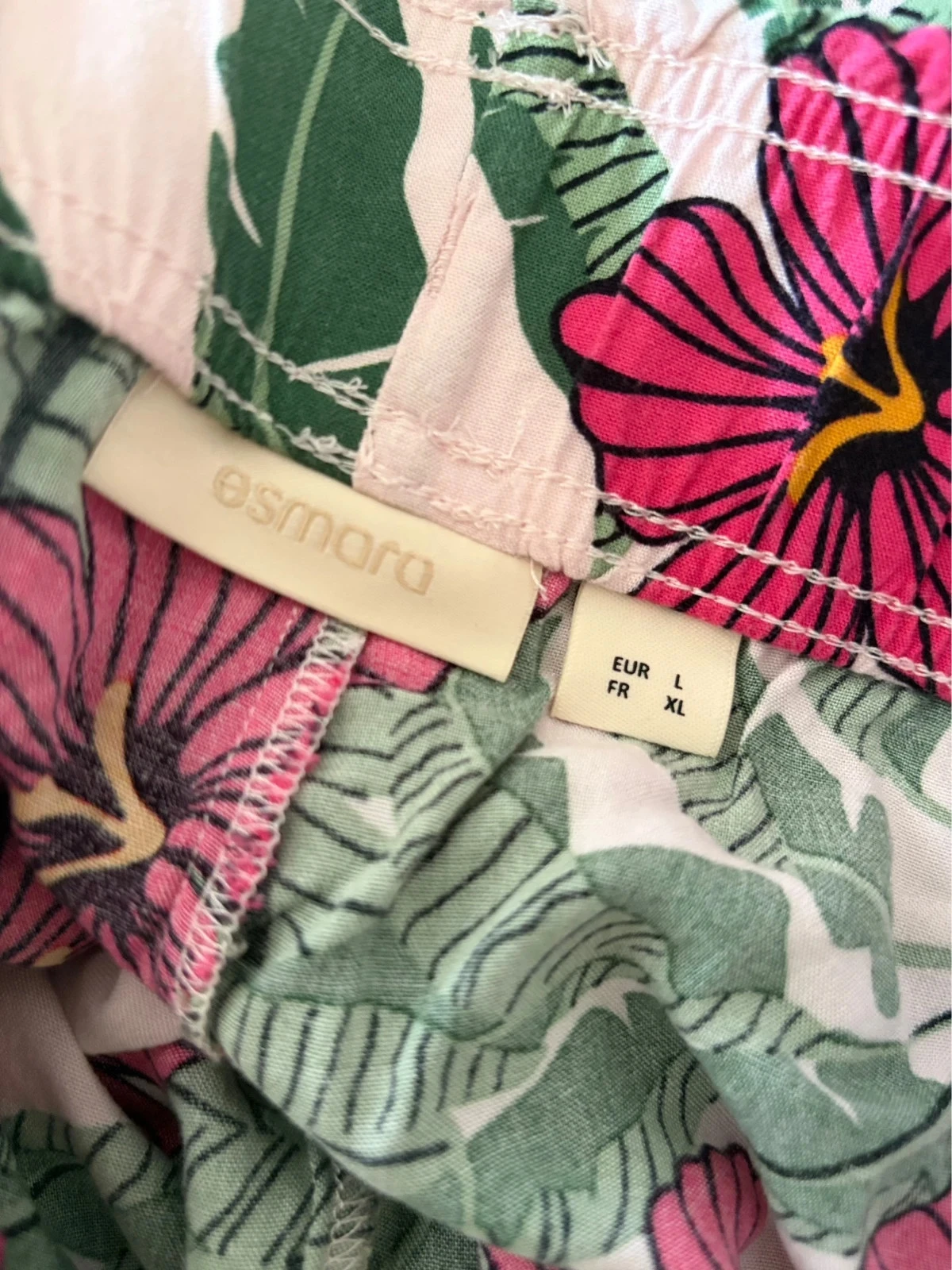 🌸 Pantalón fluido Esmara estampado tropical Mujer Talla XL – photo 4